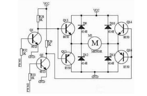 h橋電機(jī)驅(qū)動電路