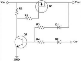 自鎖開(kāi)關(guān)電路