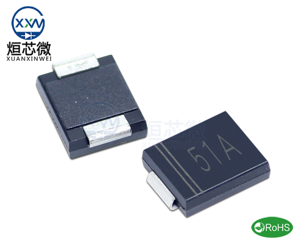 1.5SMC51A參數(shù),TVS二極管1.5SMC51A瞬態(tài)抑制二極管