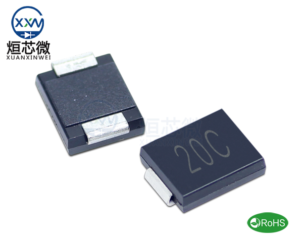 1.5SMC20CA參數,TVS二極管1.5SMC20CA瞬態抑制二極管