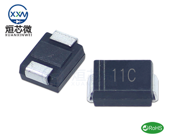 P6SMB11CA參數,TVS二極管P6SMB11CA瞬態(變)抑制二極管