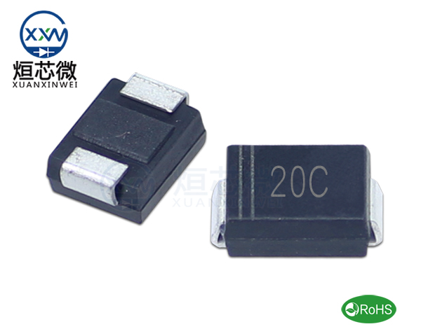 P6SMB20CA參數(shù),TVS二極管P6SMB20CA瞬態(tài)(變)抑制二極管