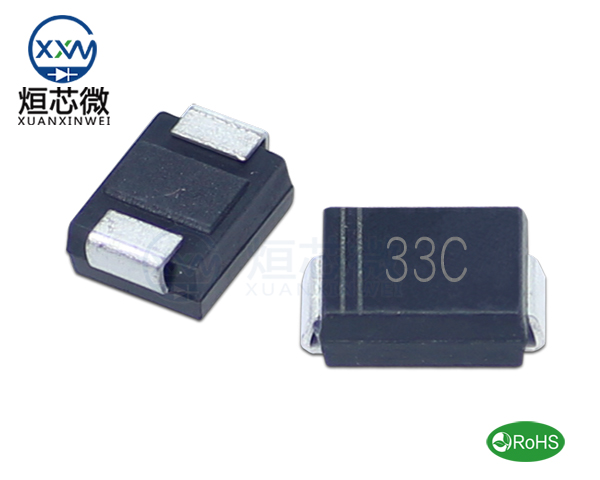 P6SMB33CA參數(shù),TVS二極管P6SMB33CA瞬態(tài)(變)抑制二極管